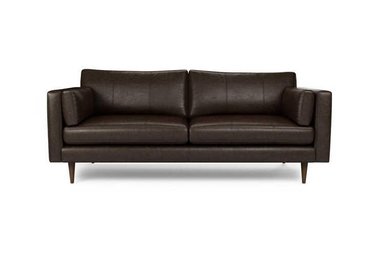 Montana Brown Leather 3 Seater Sofa